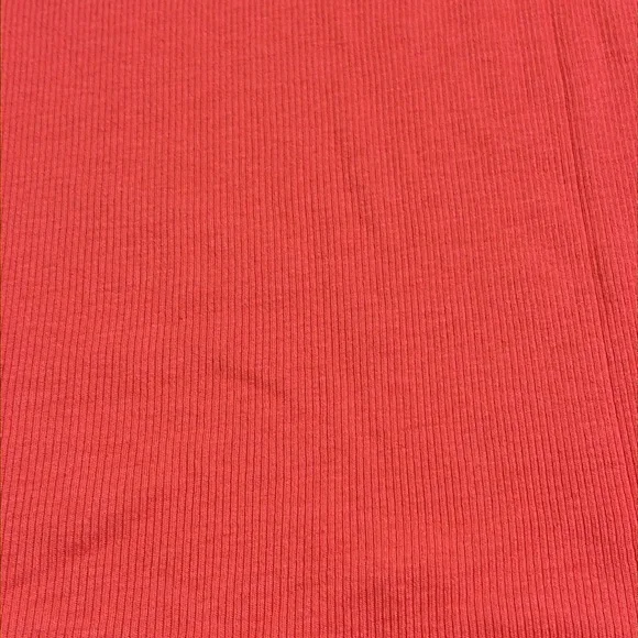 Monrow Supimafine Rib Scoop Neck Tank Fitted Sleeveless Tank Top size large - Picture 9 of 9